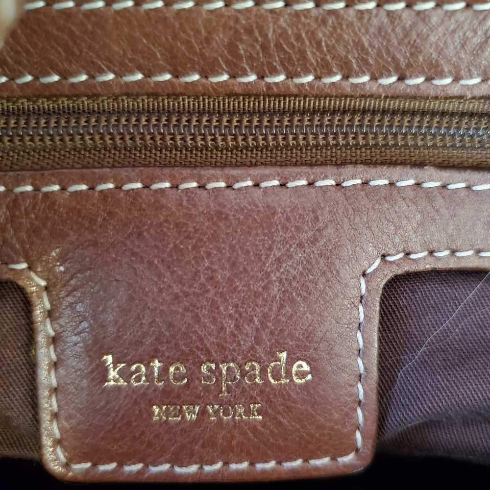 KATE SPADE ♠️ Black Leather Hobo - Picture 6 of 10